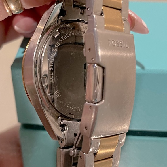 Fossil Riley Two Tone Stainless Steel Watch 38mm - Picture 5 of 7